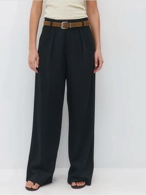 Wide-leg Boyfriend Trousers - De Rococo